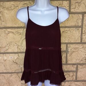 Socialite Plum Flow tank top Size XS